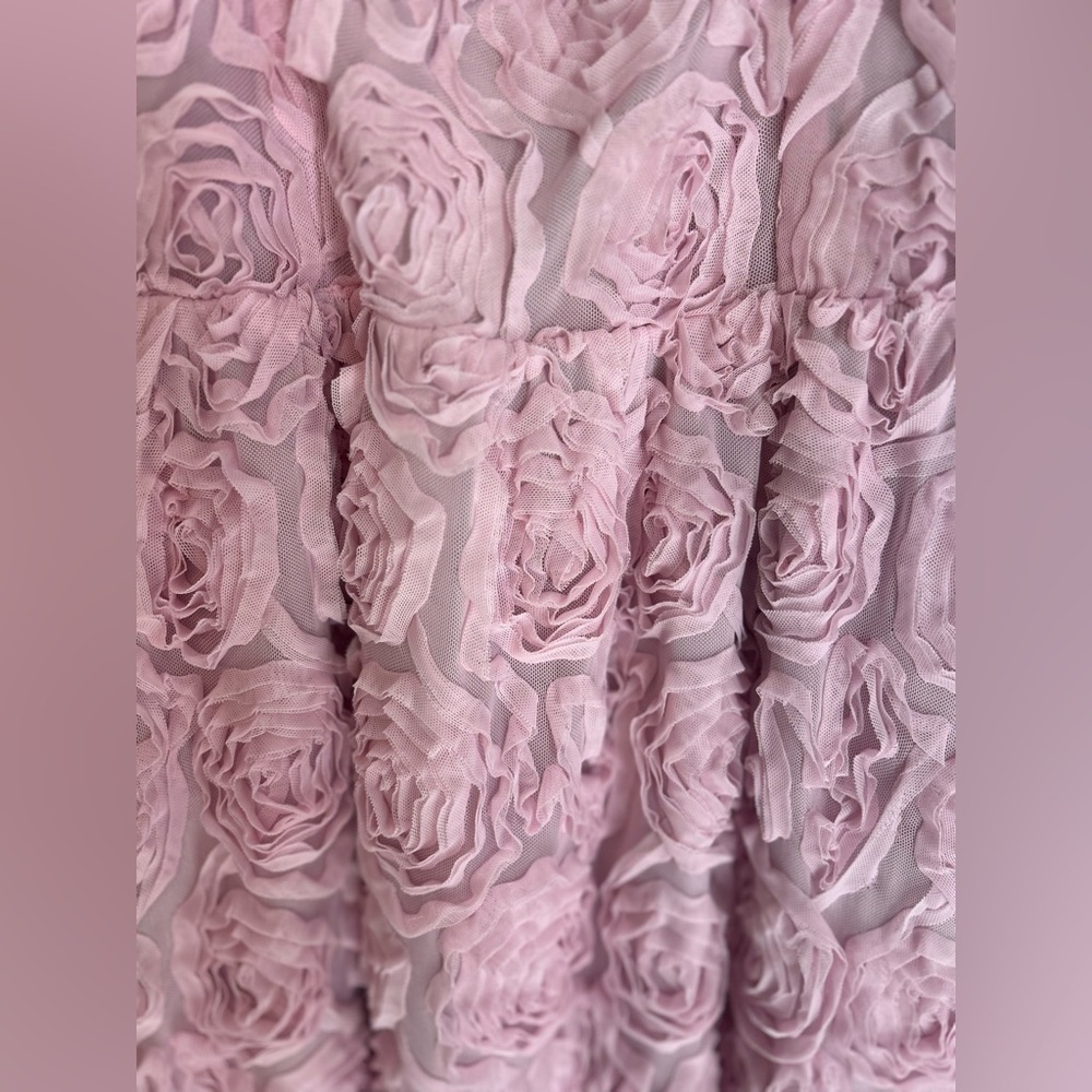 💗 Show Me Your Mumu Smitten Dress – Rosette Textured Mini – Pink – Size M – NWT💗 - Picture 2 of 13